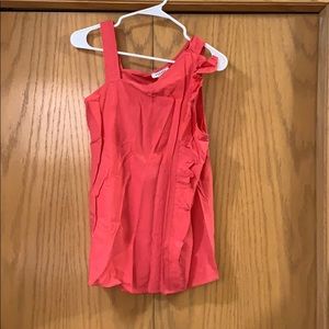 Shine on me pleated sleeveless tank top